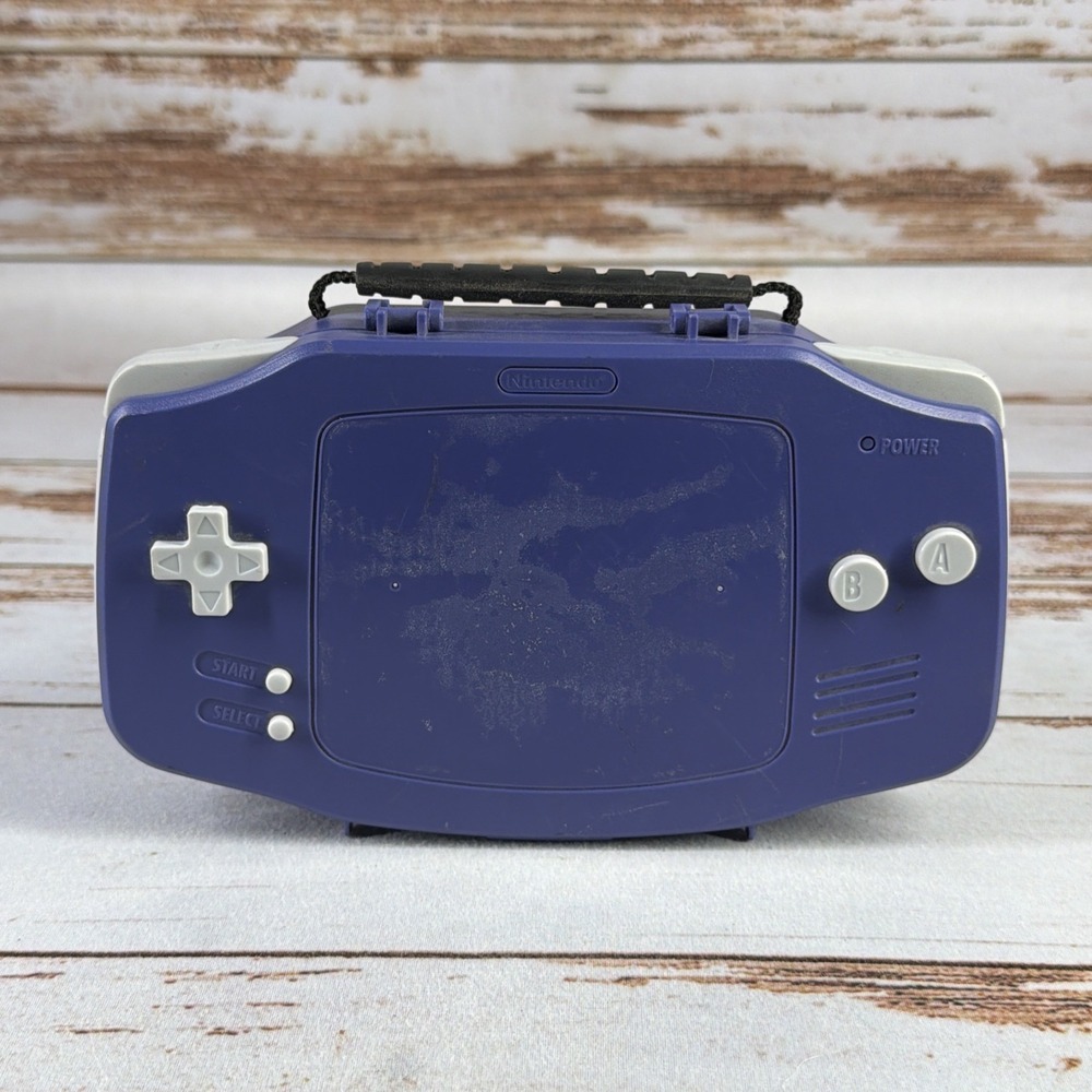 RARE Official Game Boy Advance Hard Shell Carrying Case Indigo Purple